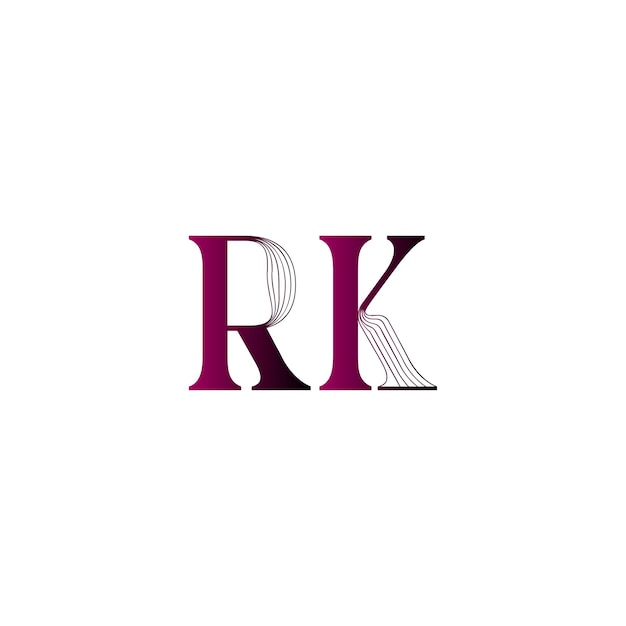 Rk-monogramm-logo-design