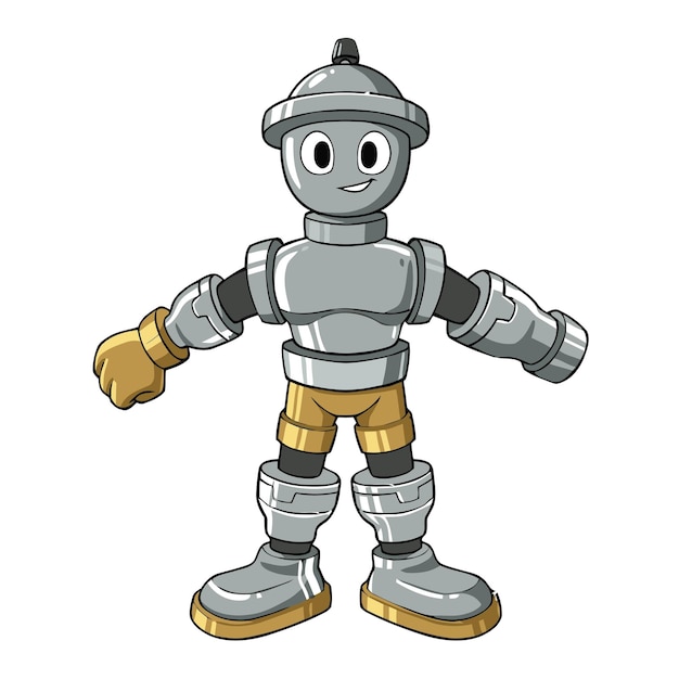 Roboter-Cartoon-Design-Vektor-Illustration