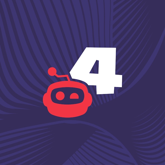 Roboter nummer 4 logo