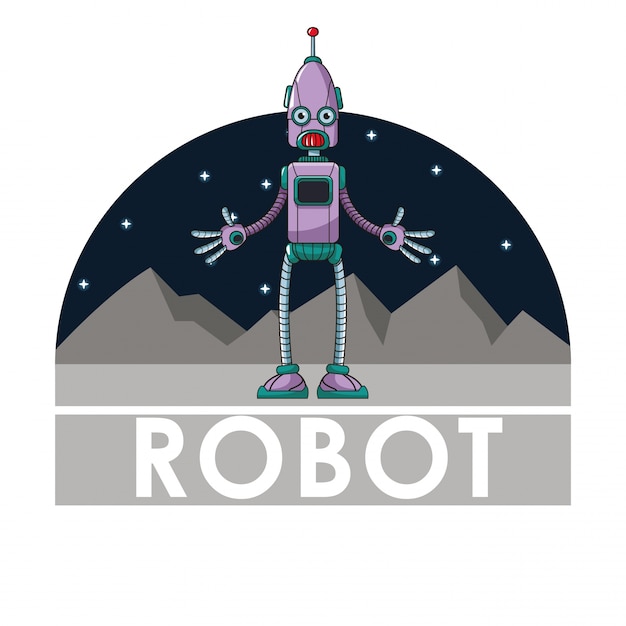 Robotertechnologie automatisierte Intelligenz futuristisch