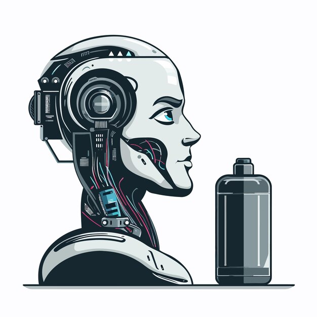 robotics_head_and_battery_for_artificial_intelligance