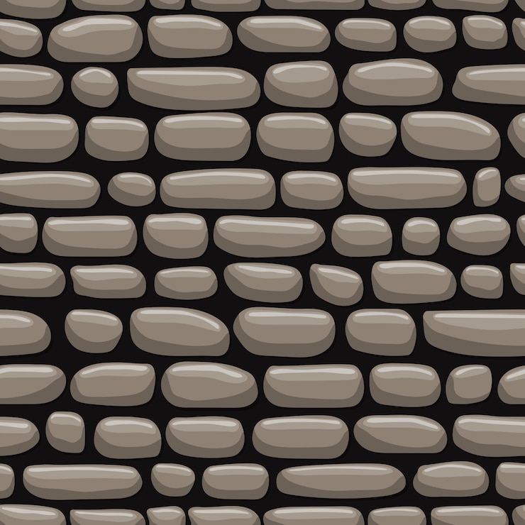 Vektor rock nahtlose musterillustration