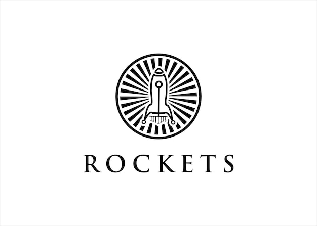 Rocket-Logo-Design-Vektor