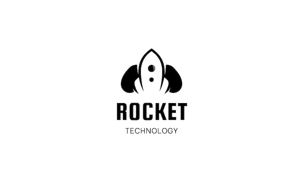 Rocket ship logo-vorlage