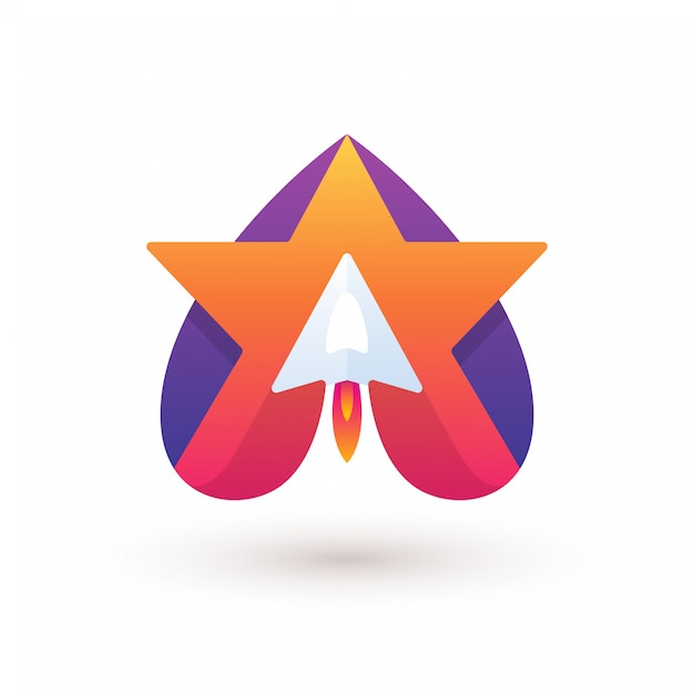 Rocket star-logo