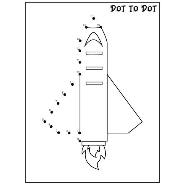 Rocket verbindet die punkte-aktivitäten