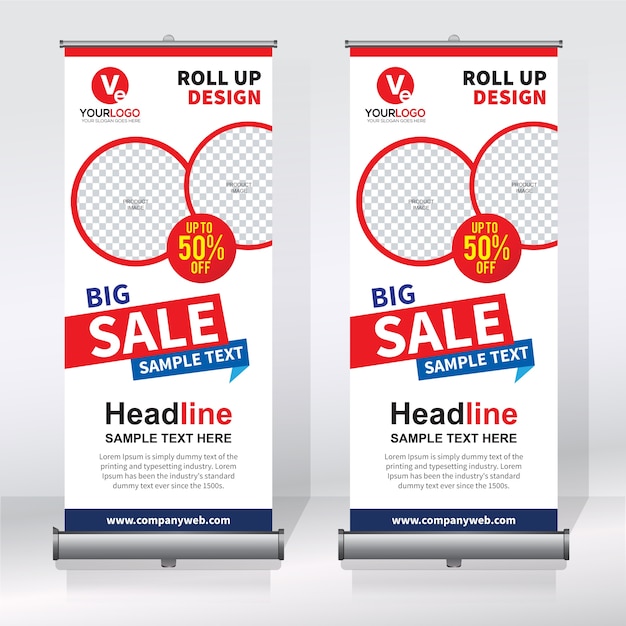 Roll-up-banner-design-vorlage