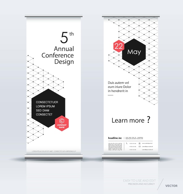 Roll up banner entwurf