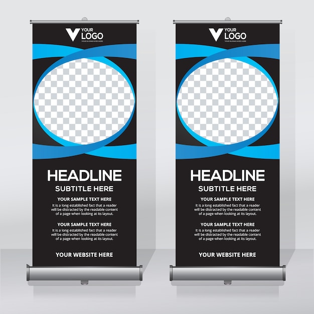 Roll-up banner vorlage