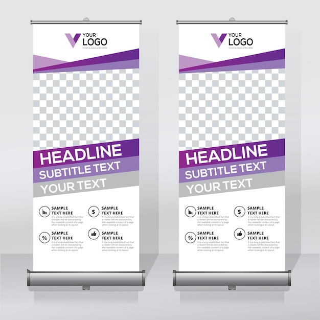 Roll-up banner vorlage