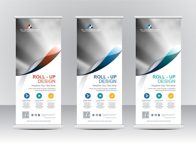 Rollup Xbanner Stand Template Design