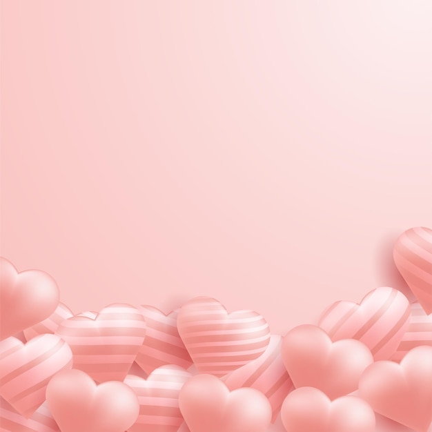 Romantischer Hintergrund mit rotem Herzformballon