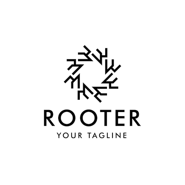 Rooter-Logo-Icon-Design-Vektor-Vorlage