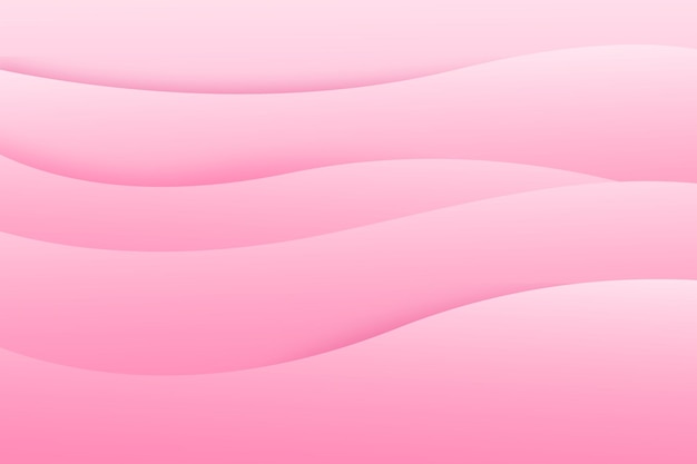 Rosa abstrakter Hintergrund mit geschichteten Formen für den Valentinstag