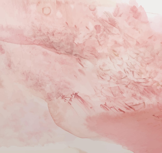 Vektor rosa aquarell abstrakter hintergrund