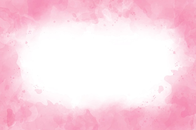 Vektor rosa aquarellrahmenhintergrund