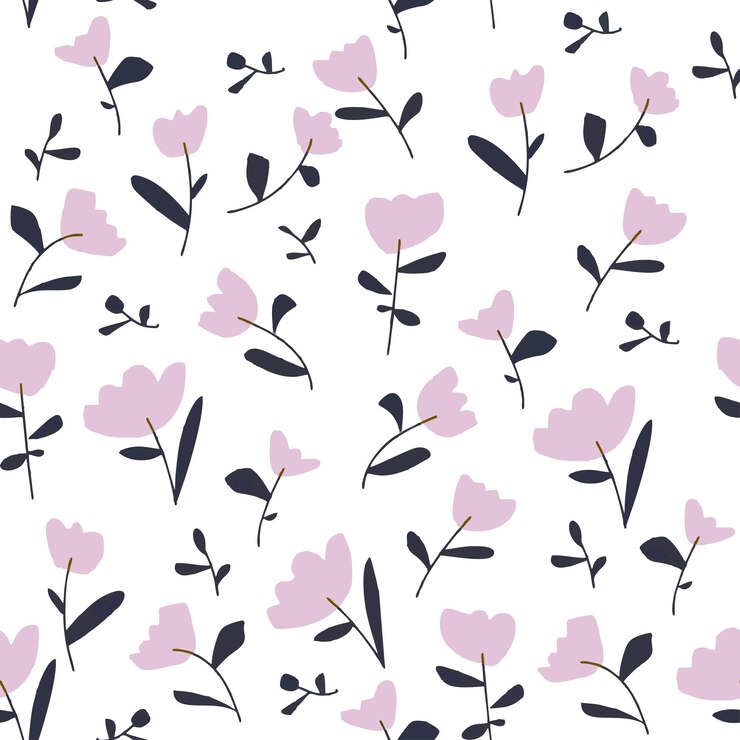 Rosa Blumenmuster. Für Stoffe und Bettwäsche