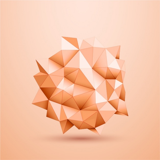Vektor rosa hintergrund mit geometrischen figur