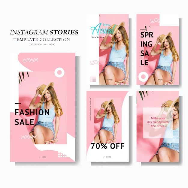 Rosa instagram-geschichtenmarketing