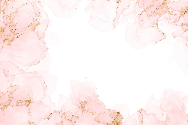 rosa Kunst-Glitter-Aquarell-Hintergrund
