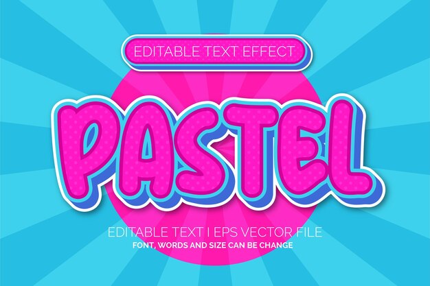 Rosa pastell-texteffekt