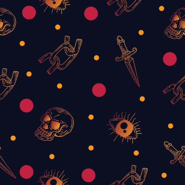 Rosa und Gold Sammlung mystisch himmlisch einfach Minimalismus Kreis rosa Objekt Symbol Raum Elemente Vintage Illustration dunkel