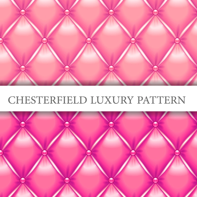 Rosa und magentarotes Chesterfield-Luxusmuster