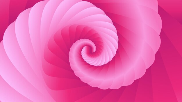 rosa weißer verlaufsspiralenhintergrund