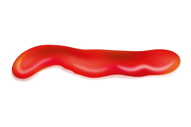 Rot-Sauce-Ketchup und Gewürz-Design ideal für das Styling von Speisen