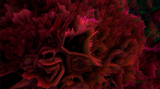 Rote abstrakte Rose