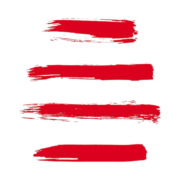 Roter Streifen Farbe Auf Einem Weißen Hintergrund Papier, Horizontale Banner  Der Packungsbeilage Vorlage Für Text Und Werbung Vek Vektor Abbildung -  Illustration von kennsatz, fahne: 172111037
