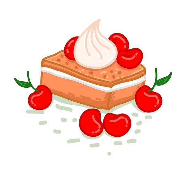 rotem Samt Kuchen Dessert