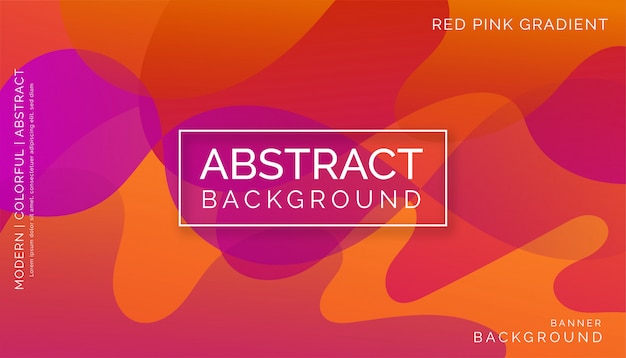 Roter abstrakter Hintergrund, modernes buntes dynamisches Design
