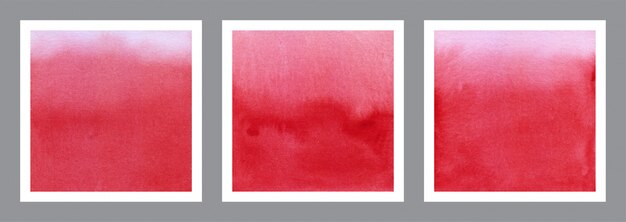 Roter aquarellhintergrundsatz