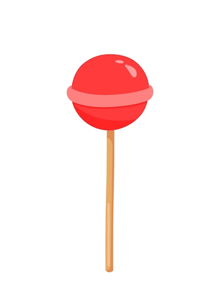 Rotes lollipop-symbol