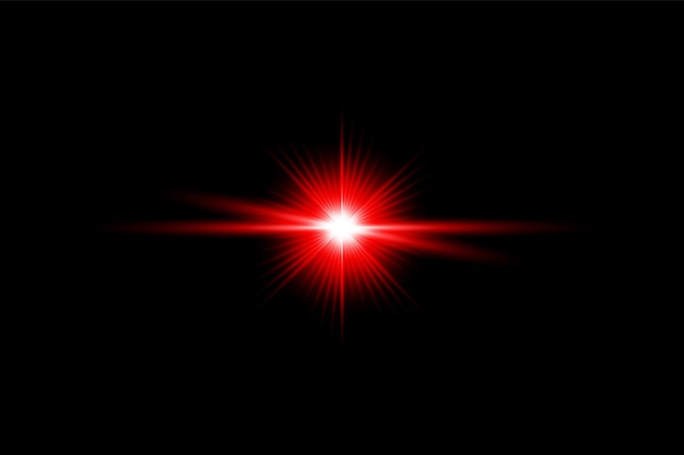 rotes transparentes Licht Lens Flares Design eps