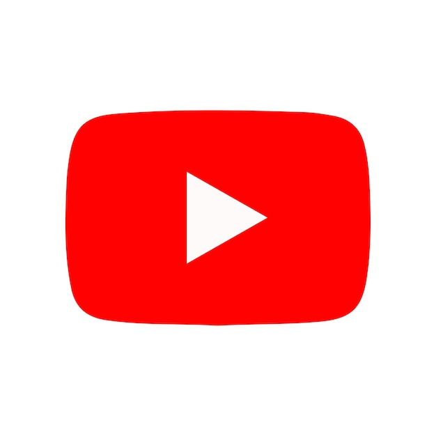 Rotes YouTube-Logo. Social-Media-Logo.