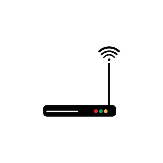 Vektor router-logo und vektorvorlage