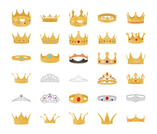 Royal Crown Flat Set