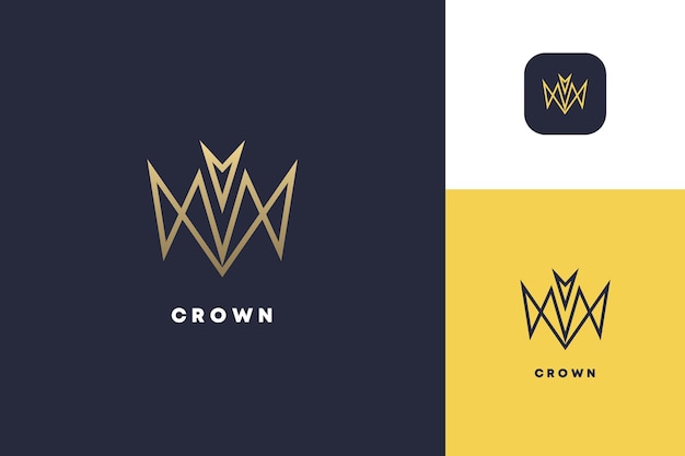 Royal Majestic Crown-Vektor-Logo