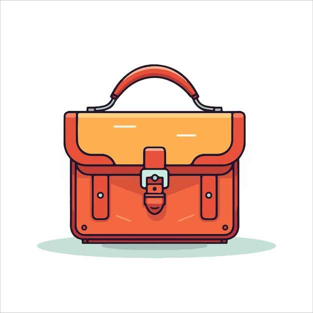 Rucksack mit roten, blauen, gelben und orangefarbenen Streifen