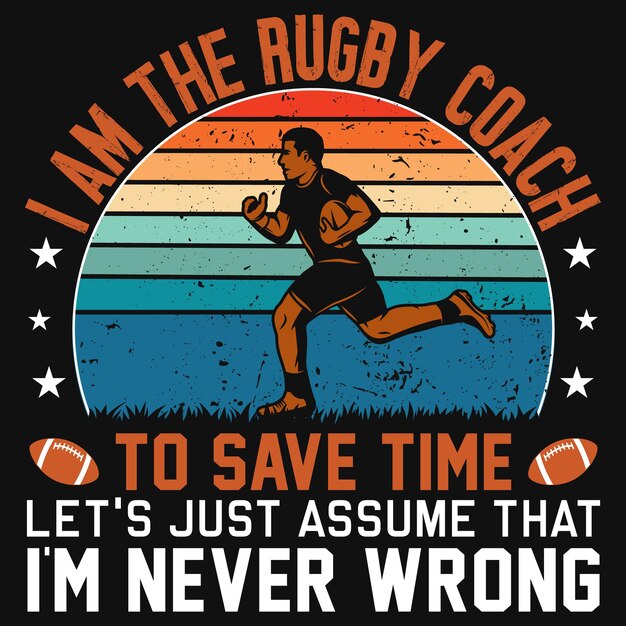 Rugby spielt vintage-t-shirt-design