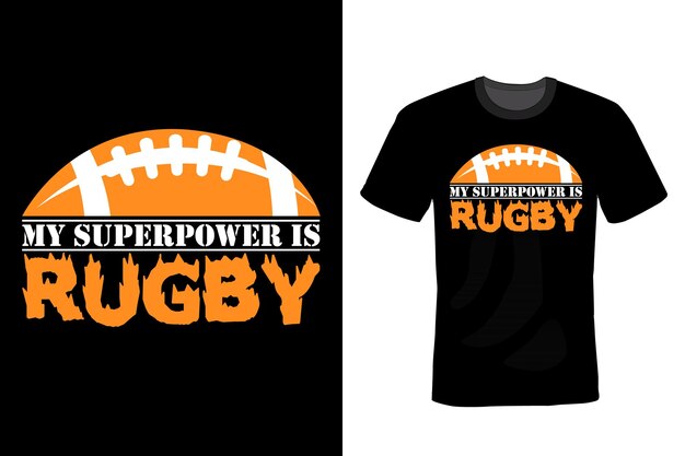 Rugby-T-Shirt-Design-Typografie-Vintage