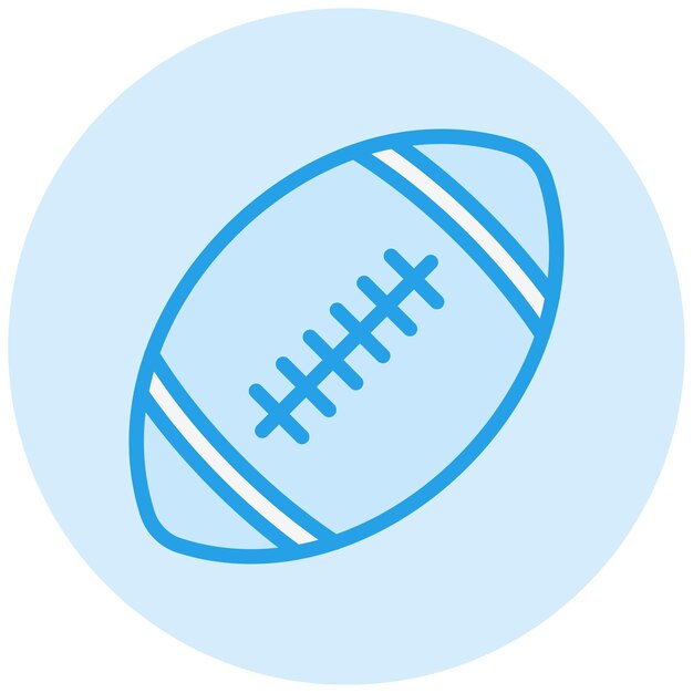 Rugby-Vektor-Ikonen-Design-Illustration