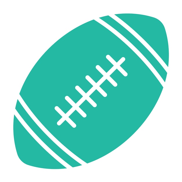 Rugby-Vektor-Ikonen-Design-Illustration