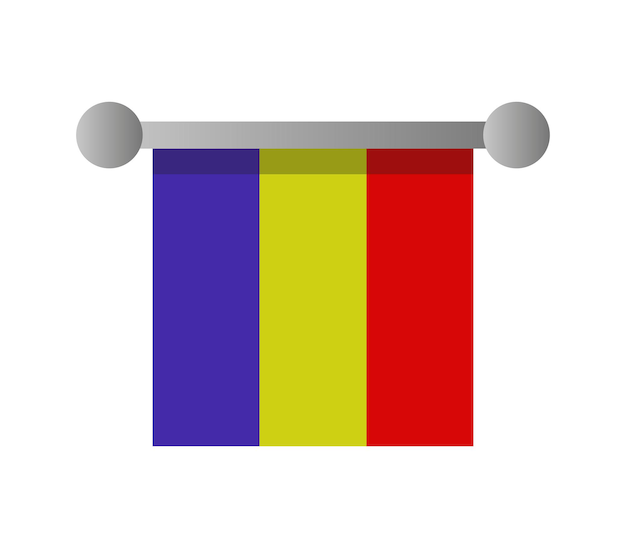 Rumänien-flagge