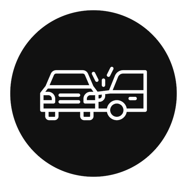 Run Over-Icon-Vektorbild kann für Prison verwendet werden