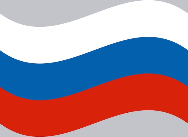 Russland-Flagge in Kreisform in Nationalfarben Vektor Russland-Flagge offizielle Farben und Proportionen korrekt Russland-Flagge flach