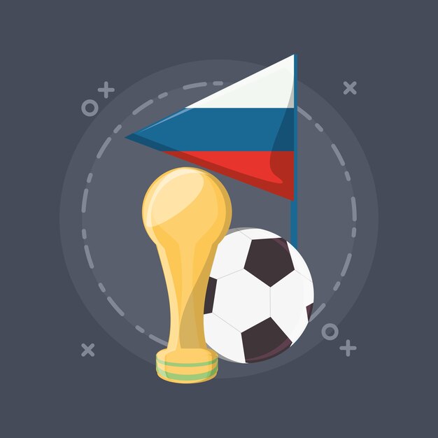 Russland fußball wm design