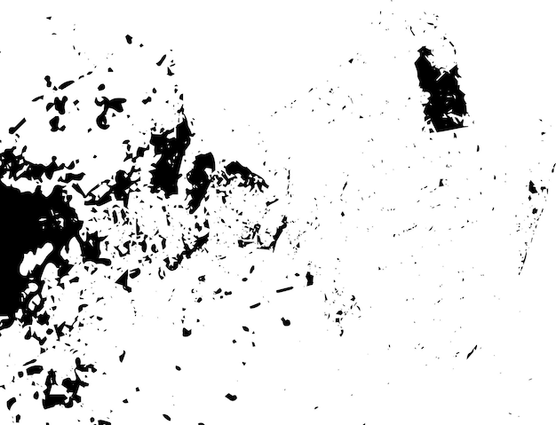 Rustikale Grunge-Vektortextur mit Korn und Flecken Abstrakter Lärm-Hintergrund Verwitterte Oberfläche Schmutzig und beschädigt Detaillierter rauer Hintergrund Vektorgrafische Illustration mit durchsichtigem weißen EPS10